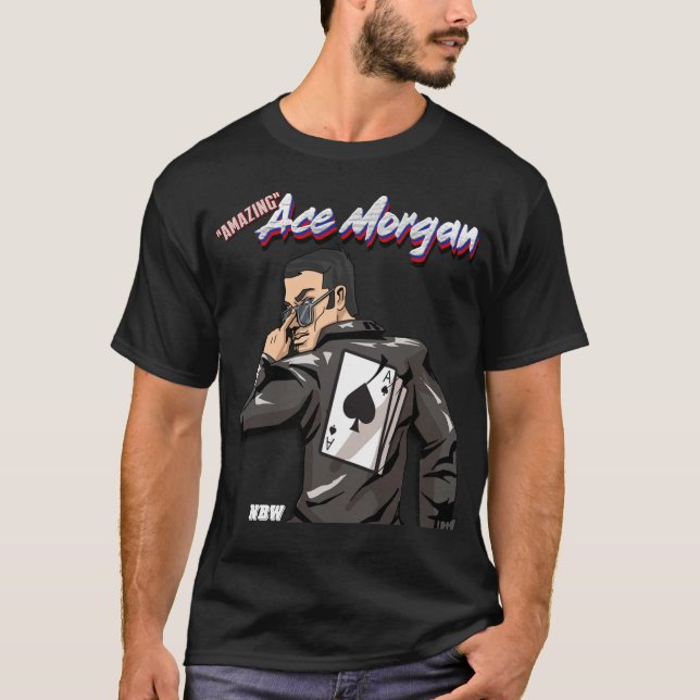 Camiseta "Increíble" Ace Morgan NBW Wrestrit (Anverso)