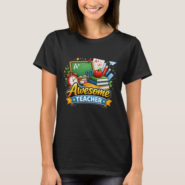 Camiseta Increíble Agradecimiento a los Maestros (Anverso)