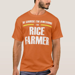 Camiseta Increíble agricultor de arroz