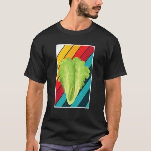 Camiseta Increíble amor por la lechuga vegana comida jardin