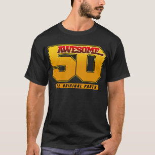 Camiseta Increíble aniversario de cumpleaños de 50 años