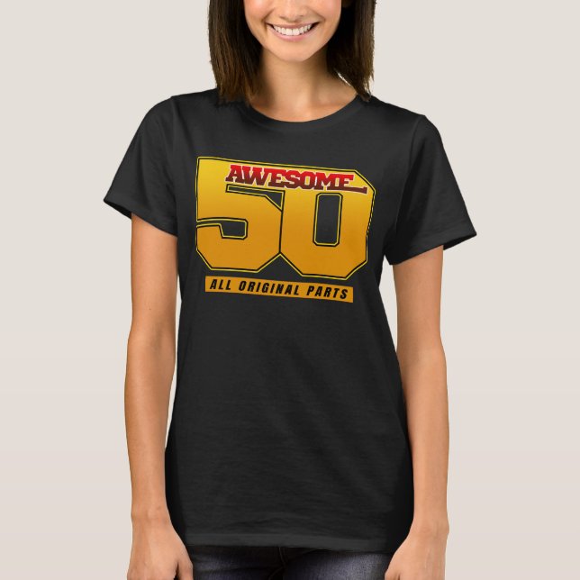 Camiseta Increíble aniversario de cumpleaños de 50 años (Anverso)