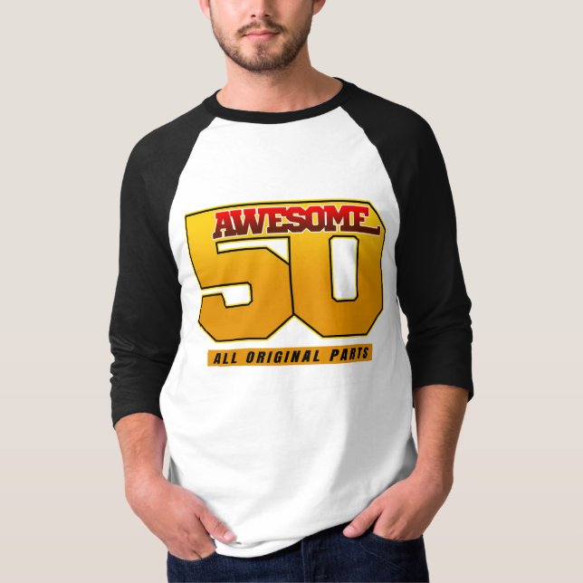Camiseta Increíble aniversario de cumpleaños de 50 años (Anverso)