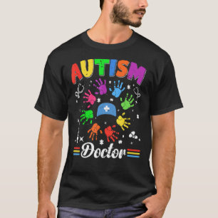 Camiseta Increíble Apoyo Conciencia Autismo Doctor Hombres 
