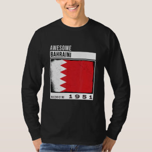 Camiseta Increíble Bahreiní desde 1951, 71° cumpleaños de B