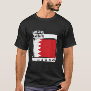 Camiseta Increíble Bahreiní desde 1958, 64º cumpleaños de B