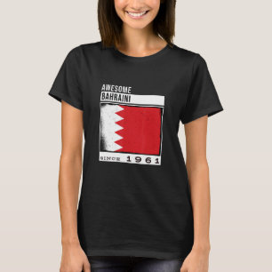 Camiseta Increíble Bahreiní desde 1961, 61° cumpleaños de B