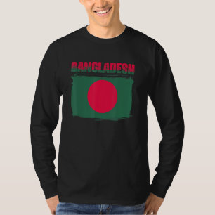 Camiseta Increíble bandera de Bangladesh para las raíces be