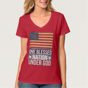 Camiseta Increíble bandera estadounidense patriótica Nación