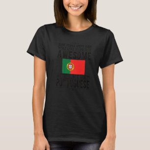 Camiseta Increíble bandera portuguesa, raíces portuguesas e