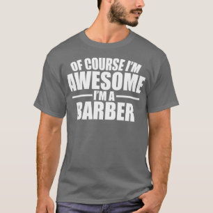 Camiseta Increíble Barber-White Textos