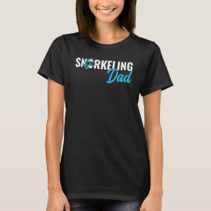 Camiseta Increíble buceo de hombres papá buzo buceo Snorkel