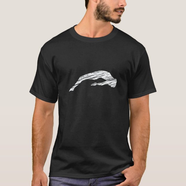 Camiseta Increíble buzo de buceo Scuba (Anverso)