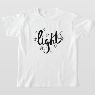 Camiseta Increíble caligrafía, luz y miradas