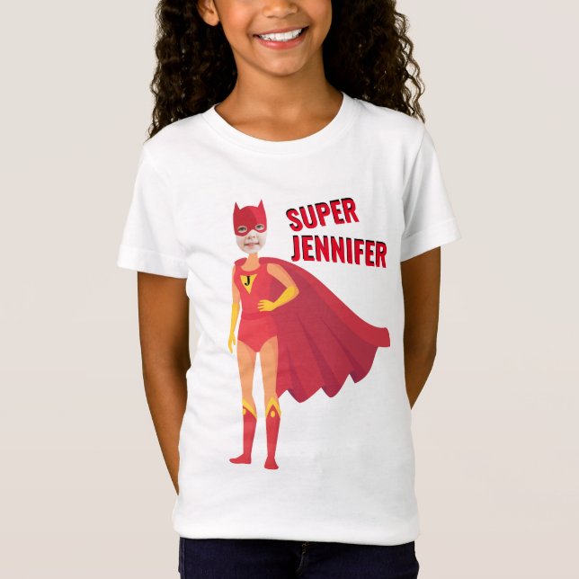 Camiseta Increíble Chica de superhéroes regalo de cumpleaño (Anverso)