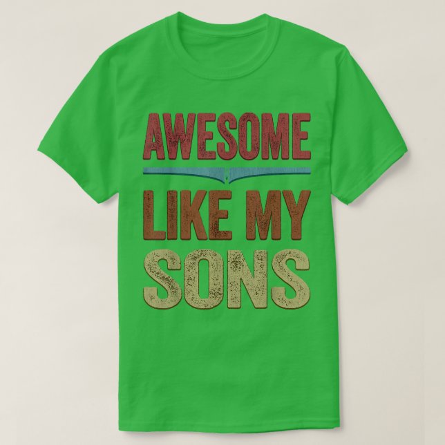 Camiseta Increíble como el regalo del Día de los Padres Fun (Diseño del anverso)
