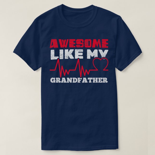 Camiseta Increíble como mi abuelo  (Diseño del anverso)