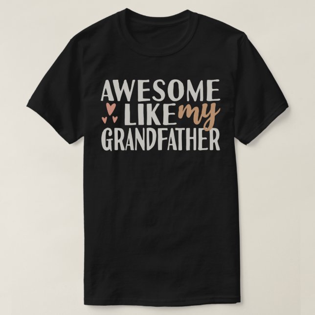 Camiseta Increíble como mi abuelo (Diseño del anverso)