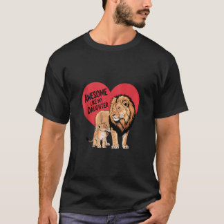 Camiseta Increíble como mi hija, papá, Mamá, padre, madre,