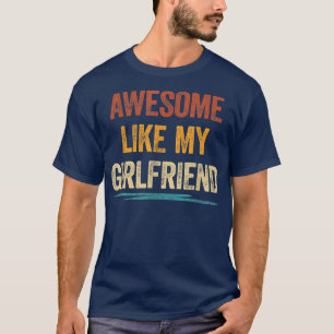 Camiseta Increíble Como Mi Novia Funny Pareja Tee Hombres W