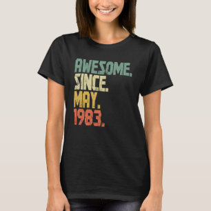 Camiseta Increíble cosecha de 40 años desde mayo de 1983