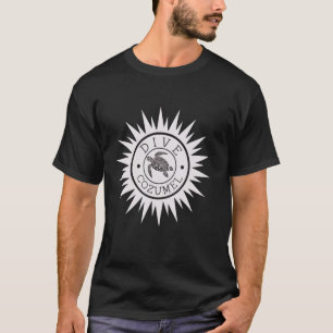 Camiseta Increíble Cozumel México Tortuga Marina Sol Buceo
