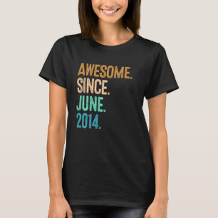 Camiseta Increíble cumpleaños de niños desde junio de 2014