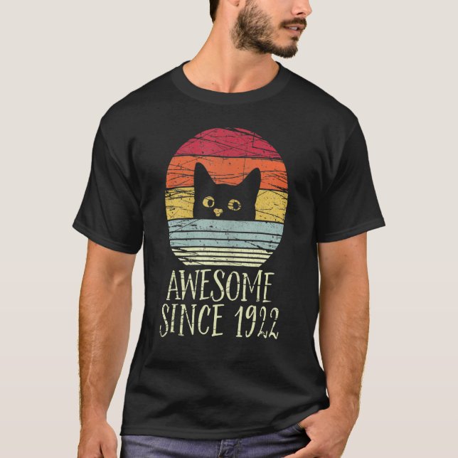 Camiseta Increíble cumpleaños desde 1922 a los 100 años (Anverso)