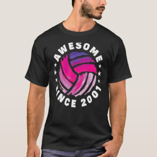 Camiseta Increíble cumpleaños desde 2001 21 años