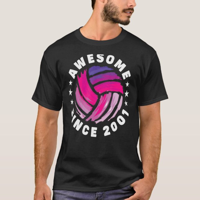 Camiseta Increíble cumpleaños desde 2001 21 años (Anverso)