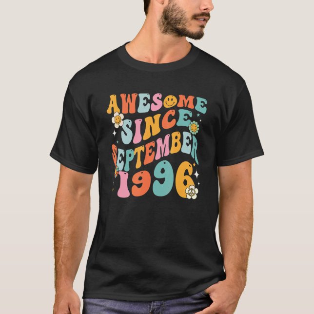 Camiseta Increíble cumpleaños número 26 desde septiembre de (Anverso)