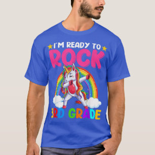 Camiseta Increíble Dabbing Unicornio de tercer grado listo