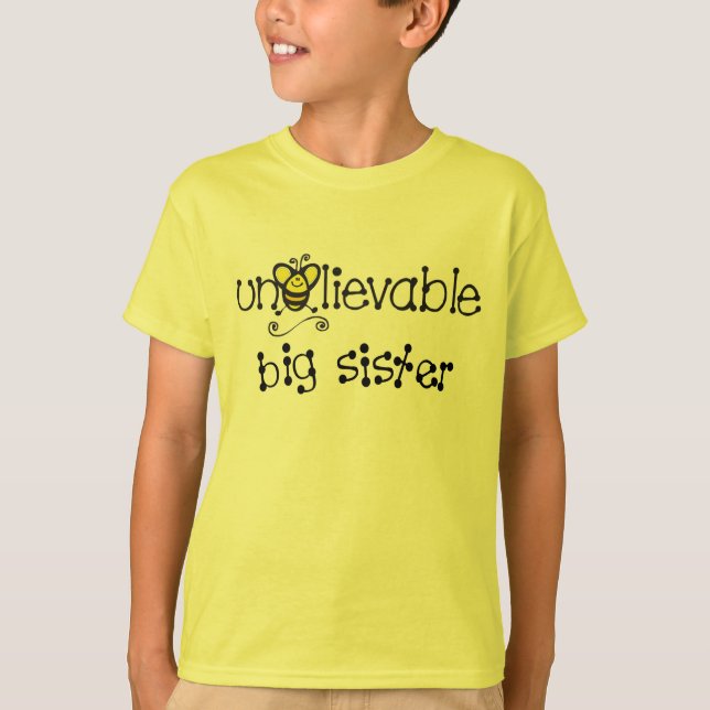 Camiseta increíble de la hermana grande (Anverso)