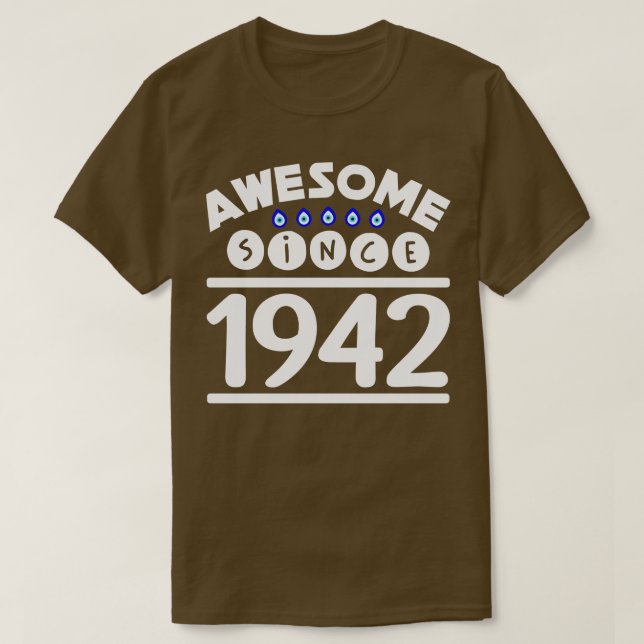 Camiseta Increíble desde 1942 (Diseño del anverso)