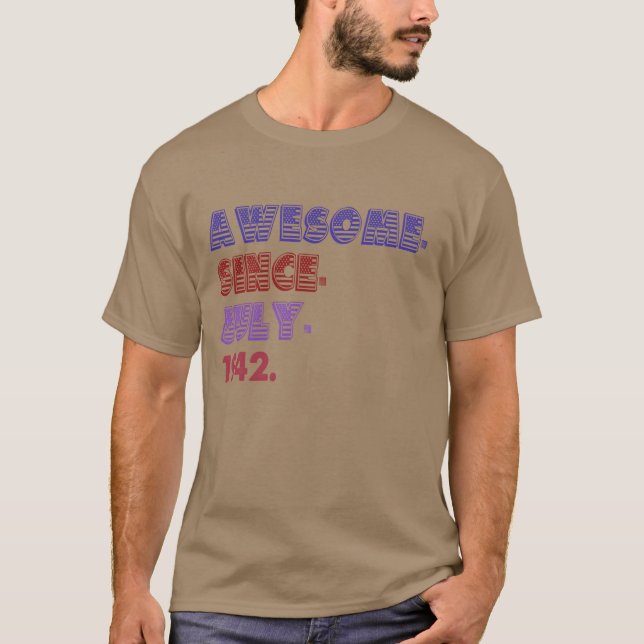 Camiseta INCREÍBLE DESDE 1942 retro (Anverso)