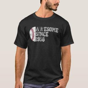 Camiseta Increíble desde 1958 65º cumpleaños del béisbol de