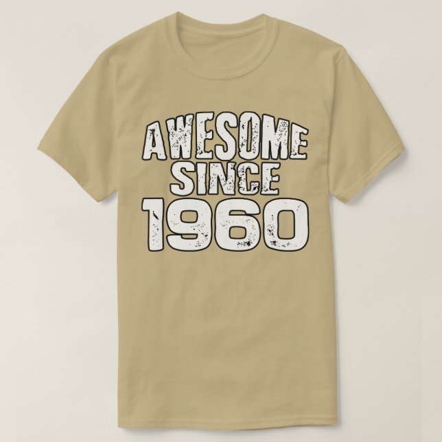 Camiseta Increíble desde 19601 (Diseño del anverso)