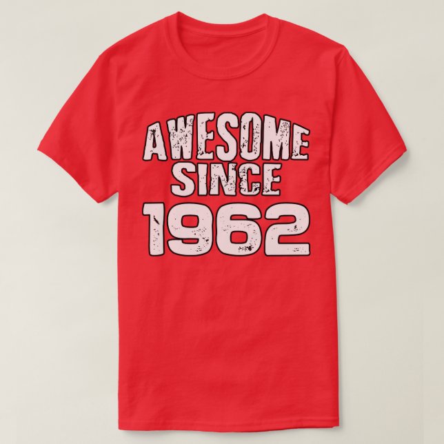 Camiseta Increíble desde 19621 (Diseño del anverso)