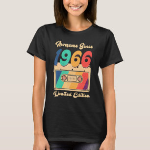 Camiseta Increíble desde 1966 Feliz 56º cumpleaños de mujer