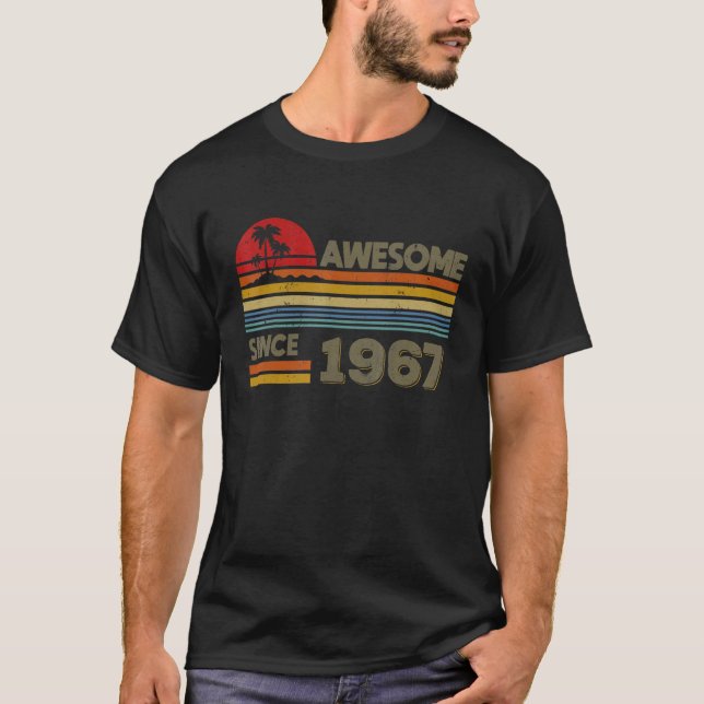 Camiseta Increíble desde 1967 55º cumpleaños 55 años (Anverso)