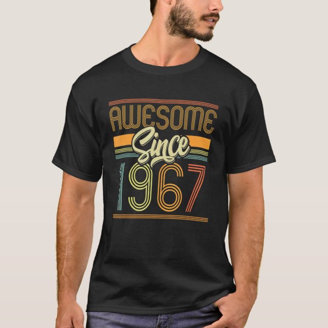 Camiseta Increíble desde 1967 55º cumpleaños 55 años cumple (Anverso)