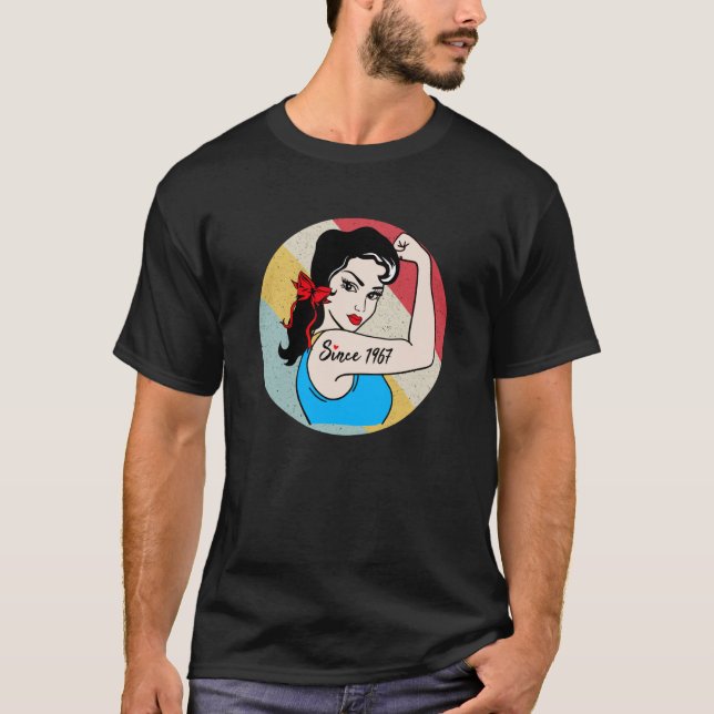 Camiseta Increíble desde 1967, 56 años, cumpleaños número 5 (Anverso)