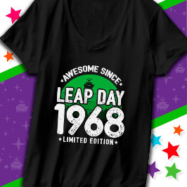Camiseta Increíble desde 1968 Año Salto Día 29 Feb. Cumplea