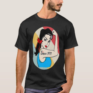 Camiseta Increíble desde 1971, 52 años, cumpleaños