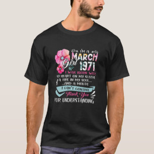 Camiseta Increíble desde 1971, cumpleaños número 50, soy Ch