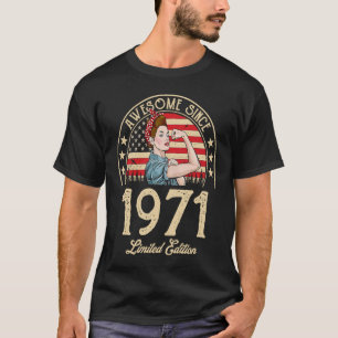 Camiseta Increíble desde 1971 Vintage 1971 51º cumpleaños 5