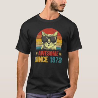 Camiseta Increíble desde 1973: 50.º gato