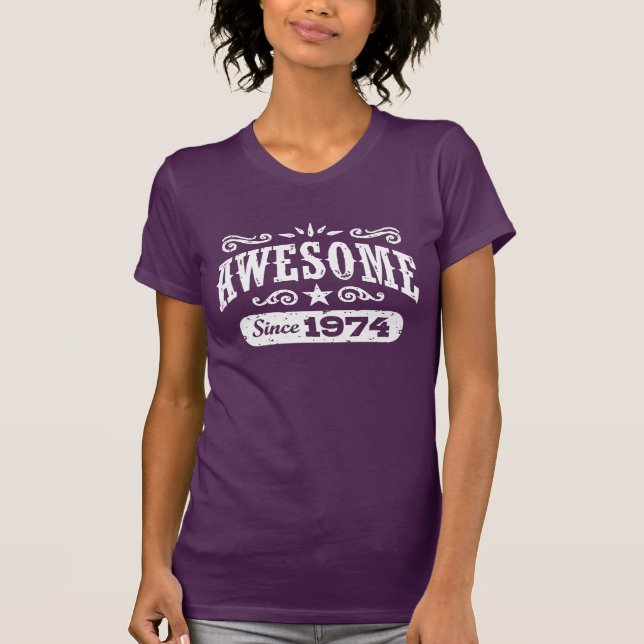 Camiseta Increíble desde 1974 (Anverso)