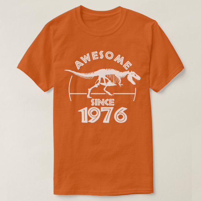 Camiseta Increíble desde 1976 1 (Diseño del anverso)
