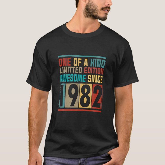 Camiseta Increíble Desde 1982 40Th Birthday Limited Edition (Anverso)